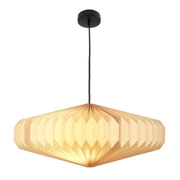 Nolan 21.25" Modern Vintage Honeycomb Shade LED Pendant Light